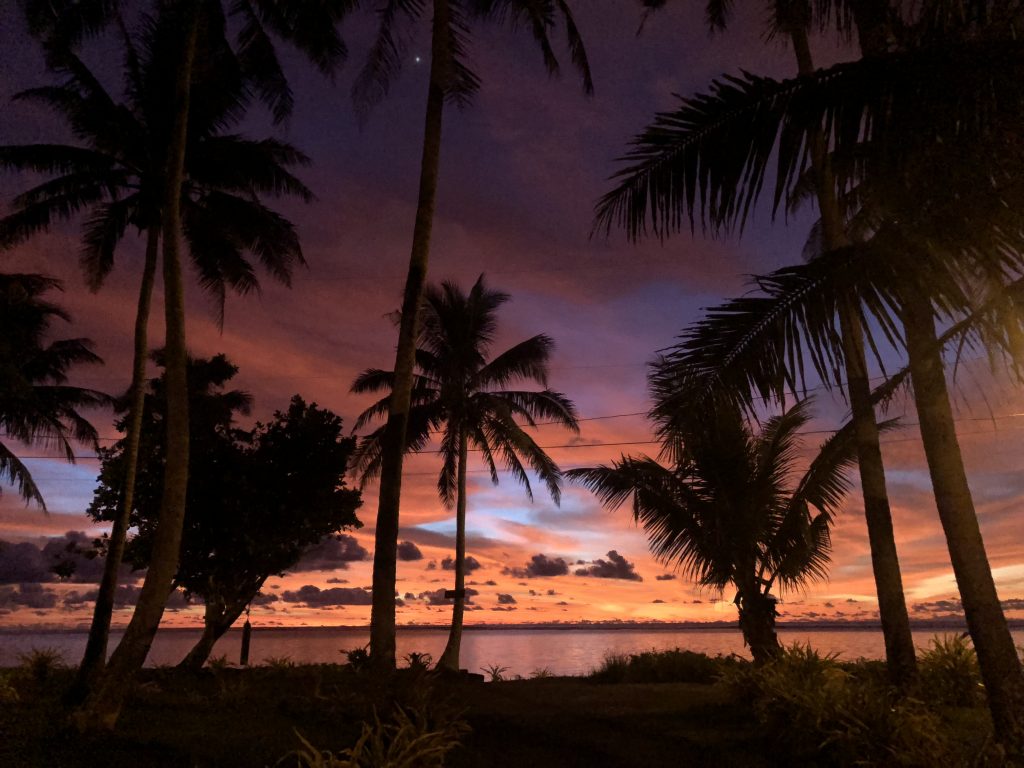 American Samoa Sunrise in Nu'uui